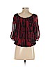 Vince Camuto 100% Polyester Red 3/4 Sleeve Blouse Size S (petite) - photo 2