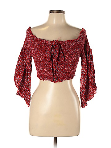 Xhilaration 3/4 Sleeve Blouse (view 1)