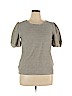 Left Coast by Dolan Tan Short Sleeve Top Size L - photo 1