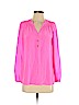 Lilly Pulitzer 100% Silk Pink Long Sleeve Silk Top Size S - photo 1