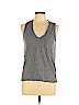 Madewell 100% Cotton Gray Tank Top Size L - photo 1