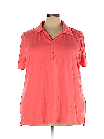 Lane Bryant Short Sleeve Polo (view 1)