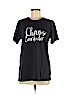 Canvas 100% Cotton Black Short Sleeve T-Shirt Size M - photo 1
