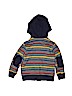 Hanna Andersson 100% Cotton Stripes Blue Zip Up Hoodie Size 90 cm / US 12-24 MO - photo 2
