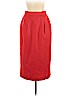 Eleanor P Brenner 100% Wool Orange Wool Skirt Size 8 - photo 1