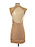Hommage from Los Angeles 100% Nylon Tan Cocktail Dress Size S - photo 2