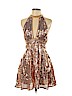 Free People 100% Polyester Gold Cocktail Dress Size 8 - photo 1