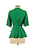 Ann Taylor LOFT Green Short Sleeve Blouse Size S - photo 2