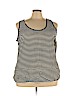 Lane Bryant 100% Polyester Black Sleeveless Top Size 28 - 26 Plus - photo 1