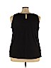 Lane Bryant 100% Polyester Black Sleeveless Top Size 28 - 26 Plus - photo 2