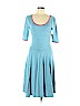 Lularoe Blue Casual Dress Size L - photo 1