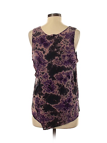 Red Haute Sleeveless Silk Top (view 2)