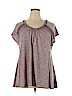 Umgee Purple Short Sleeve Top Size L - photo 1