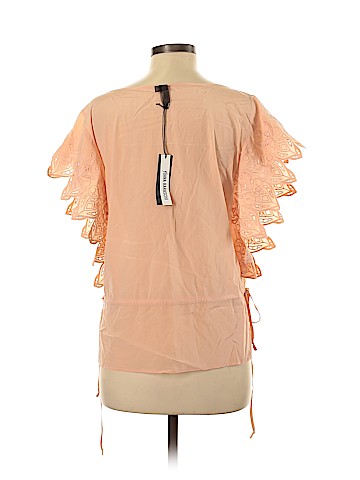 Yoana Baraschi Short Sleeve Silk Top (view 2)