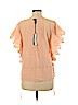 Yoana Baraschi Pink Short Sleeve Silk Top Size M - photo 2