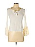 Assorted Brands 100% Rayon Ivory Long Sleeve Top Size L - photo 1