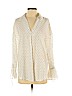 H&M Beige Long Sleeve Blouse Size S - photo 1