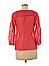 Jessica Simpson 100% Polyester Red Long Sleeve Blouse Size M - photo 2