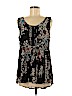 LC Lauren Conrad 100% Polyester Black Sleeveless Blouse Size M - photo 1