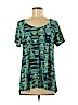 Lularoe Teal Short Sleeve T-Shirt Size M - photo 1