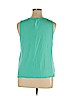 Elle 100% Polyester Green Sleeveless Blouse Size XL - photo 2