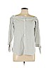 Banana Republic 100% Cotton White 3/4 Sleeve Blouse Size S - photo 1
