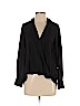 Gibson 100% Polyester Black Long Sleeve Blouse Size S (petite) - photo 1