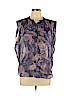 Rebecca Taylor 100% Silk Blue Sleeveless Silk Top Size 12 - photo 1