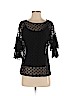 Bobeau Black Short Sleeve Blouse Size XS - photo 1