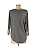 Ann Taylor LOFT 100% Rayon Gray 3/4 Sleeve Top Size M - photo 2