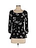 Deletta Black 3/4 Sleeve Blouse Size S - photo 1