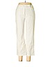 Ann Taylor 100% Cotton White Casual Pants Size 8 - photo 1