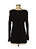 Cable & Gauge 100% Rayon Black Long Sleeve Top Size M - photo 2