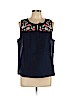 Assorted Brands Blue Sleeveless Blouse Size L - photo 1