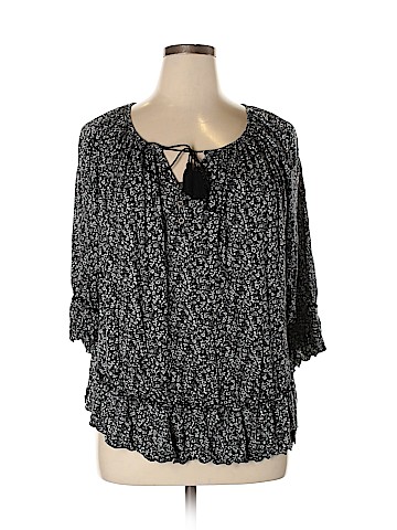 Faded Glory 3/4 Sleeve Top (view 1)