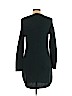 Ann Taylor LOFT Green Casual Dress Size L - photo 2