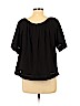 MICHAEL Michael Kors Black Short Sleeve Blouse Size L - photo 2