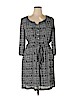 DR2 100% Polyester Gray Casual Dress Size 1X - photo 1