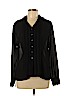 Covington 100% Polyester Black Long Sleeve Blouse Size L - photo 1