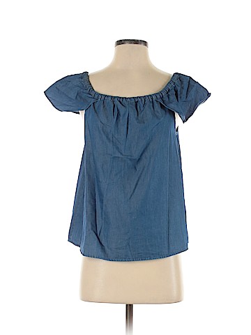 J. Crew Factory Store Short Sleeve Blouse (view 1)