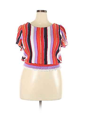 Forever 21 Plus Short Sleeve Blouse (view 1)