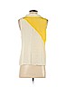 Maeve Yellow Sleeveless Blouse Size 4 - photo 2