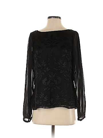White House Black Market Long Sleeve Blouse (view 1)
