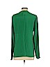 Banana Republic 100% Silk Green Long Sleeve Silk Top Size S - photo 2