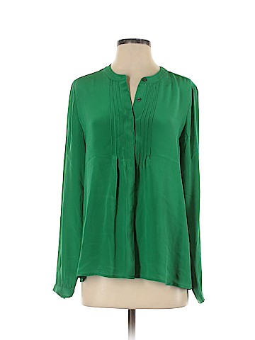 Banana Republic Long Sleeve Silk Top (view 1)