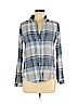 Bella Dahl 100% Cotton Blue Long Sleeve Button-Down Shirt Size XS - photo 1