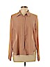 XXI 100% Polyester Tan Long Sleeve Blouse Size L - photo 1