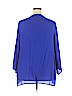 Spense 100% Rayon Blue Long Sleeve Blouse Size 3X - photo 2