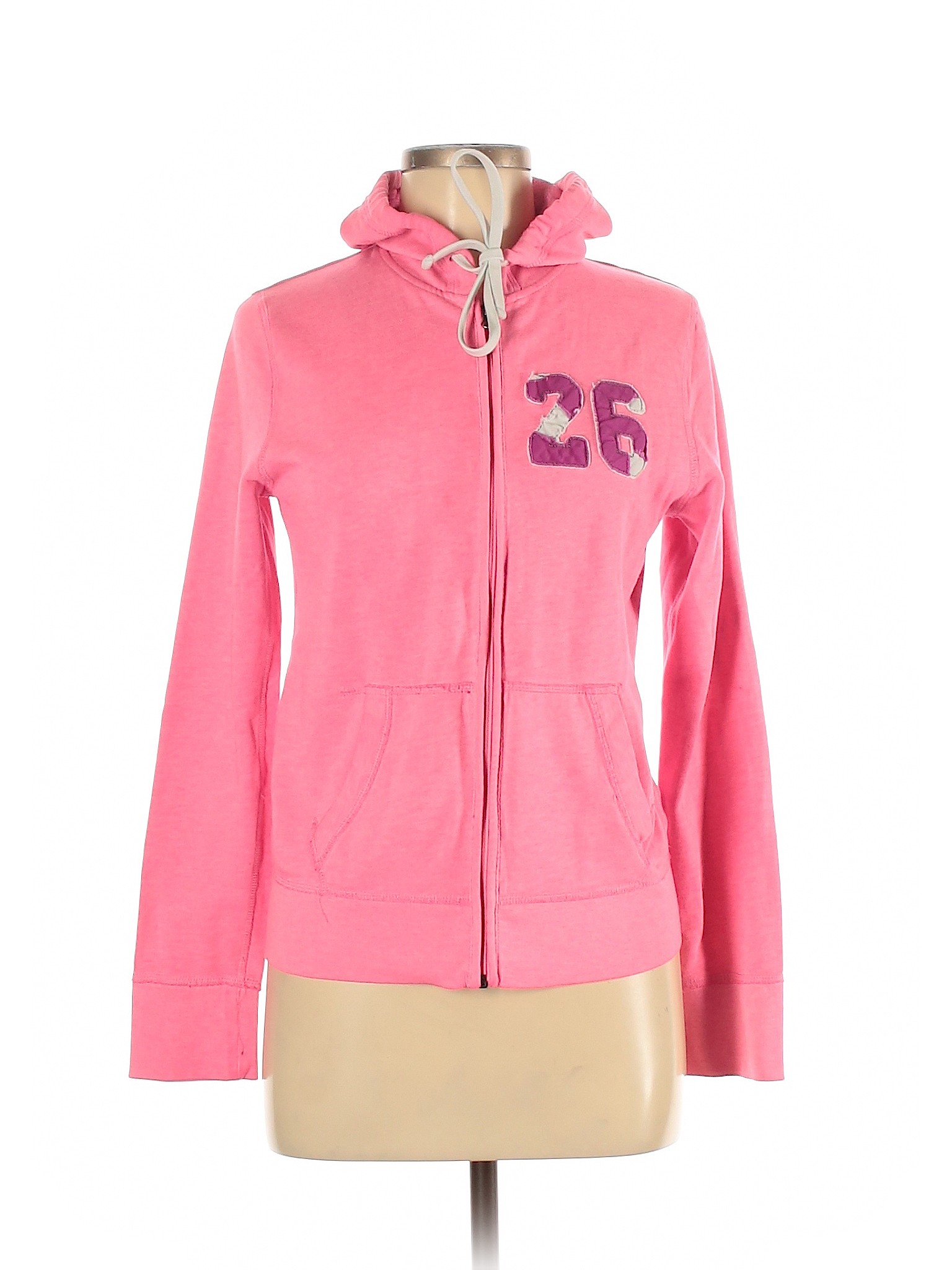 Mossimo Supply Co. Women Pink Zip Up Hoodie M | eBay