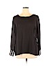 CC 100% Polyester Black Long Sleeve Blouse Size XL - photo 1